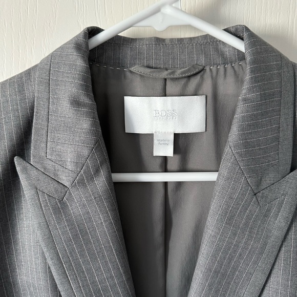 Boss gray blazer with some flaws - Picture 2 of 5